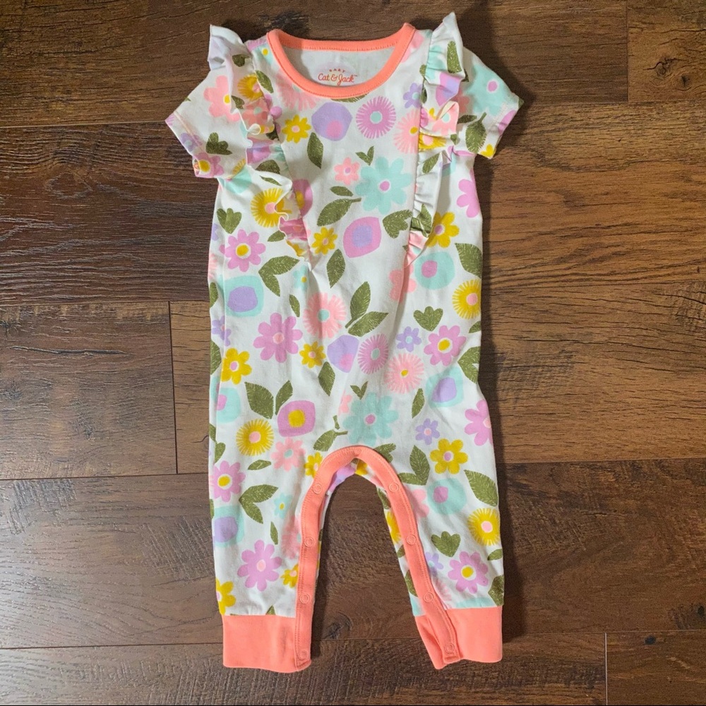 NWOT Cat & Jack jumpsuit w ruffles